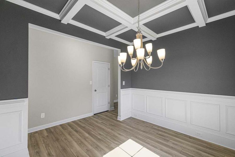 Representative unfurnished interior of a home built from the Magnolia by Caviness & Cates Communities in Bartlett Manor, Youngsville (Image 69).