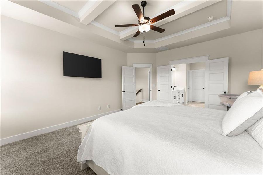 Furnished interior view inside a new home in , Gainesville (Image 32).