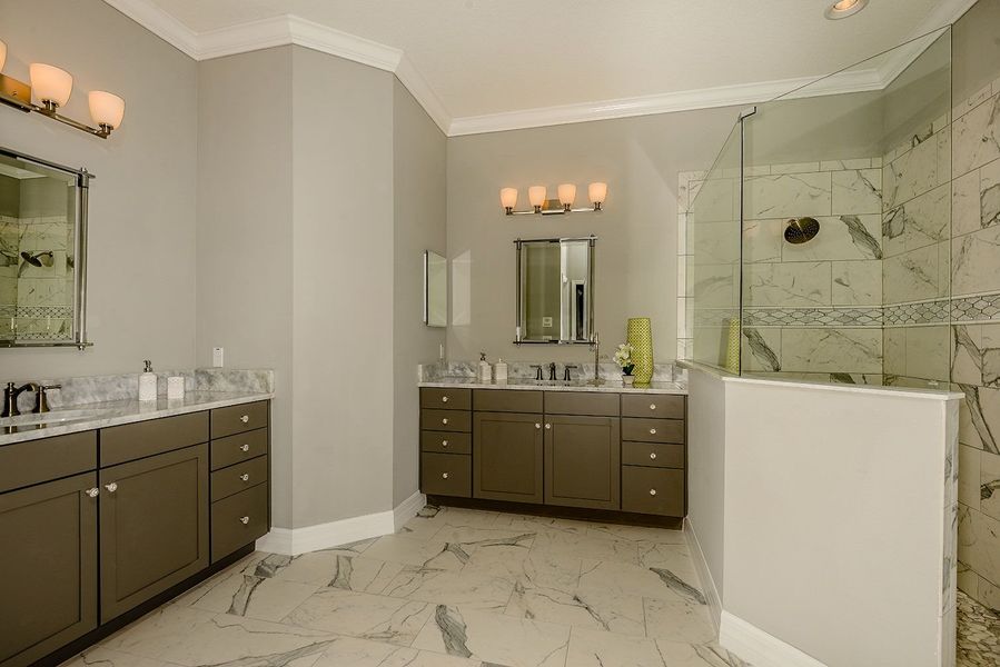 2D floor plan layout for the Carrington I by Mobley Homes in Sunset Estates, Lutz, FL (Image 17).