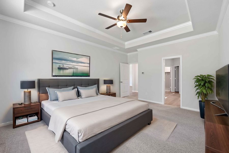 Virtually staged representation of the floor plan. Actual home features, colors, and details may vary. Virtually staged representation of the floor plan. Actual home features, colors, and details may vary.