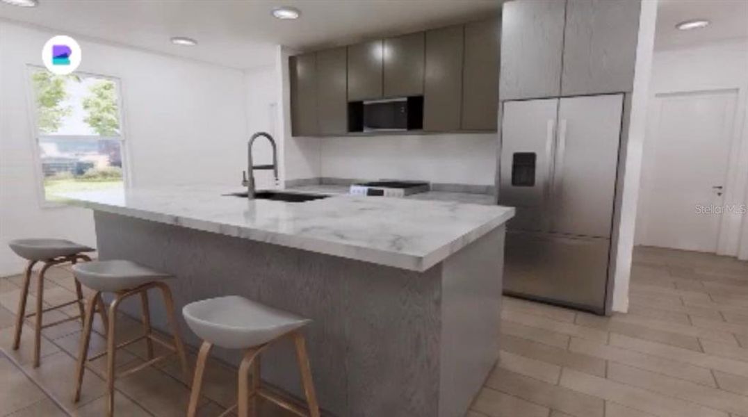 Furnished interior view inside a new home in , Dunnellon (Image 4).