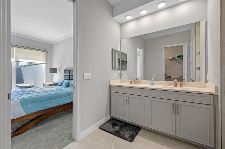 Furnished interior view inside a new home in Hampton Green at Providence, Davenport (Image 14).