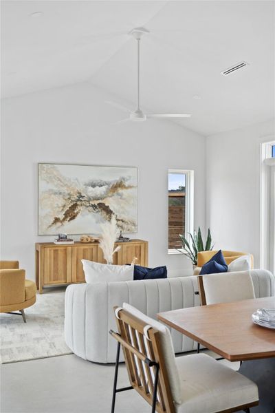 Furnished interior view inside a new home in , Wimberley (Image 13).