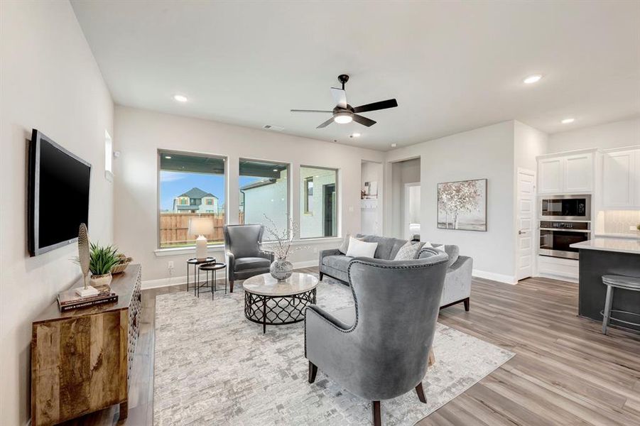 Furnished interior view inside a new home in Talia – Garden Series, Mesquite (Image 15).
