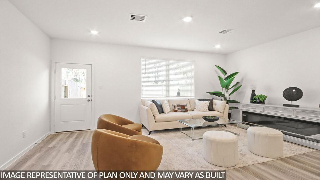 Furnished interior view inside a new home in , Houston (Image 7).