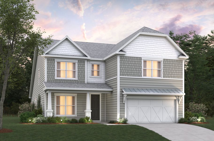 Representative exterior photo of a completed home built from the Persimmon by Beazer Homes in Northbrook, Murrells Inlet, SC (Image 19).