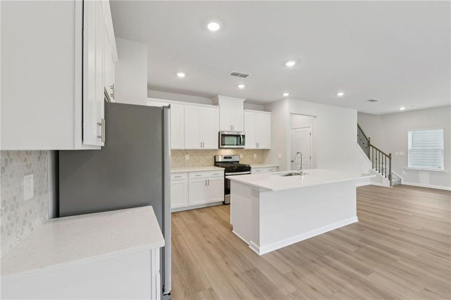Furnished interior view inside a new home in Preserve at Mountain Creek, Pendergrass (Image 13). Furnished interior view inside a new home in Preserve at Mountain Creek, Pendergrass (Image 13).