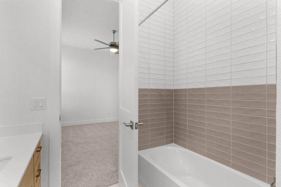 Furnished interior view inside a new home in Feathergrass, Florence (Image 49).