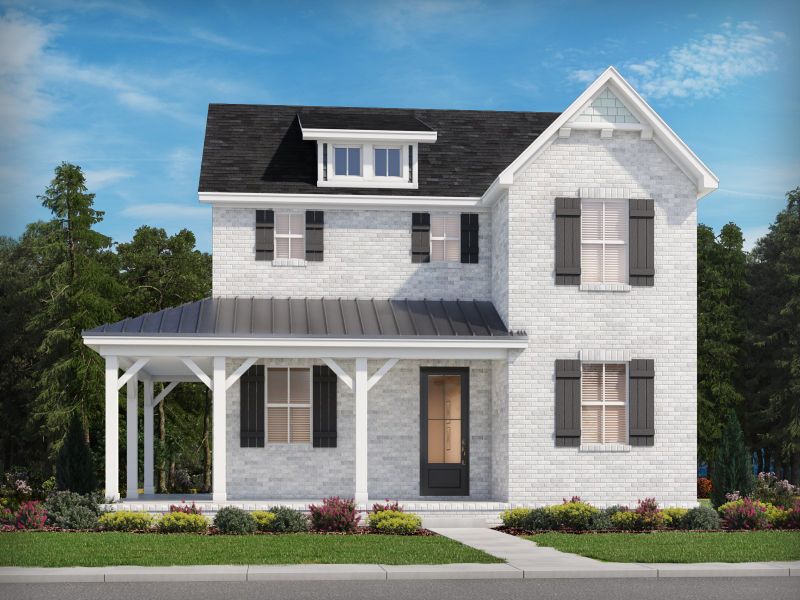 Representative exterior photo of a completed home built from the Fraser by Meritage Homes in Poplar Farms, Franklin, TN (Image 13).