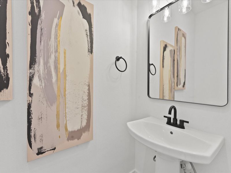 Furnished interior view inside a new home in Bauman Landing, Houston (Image 8).