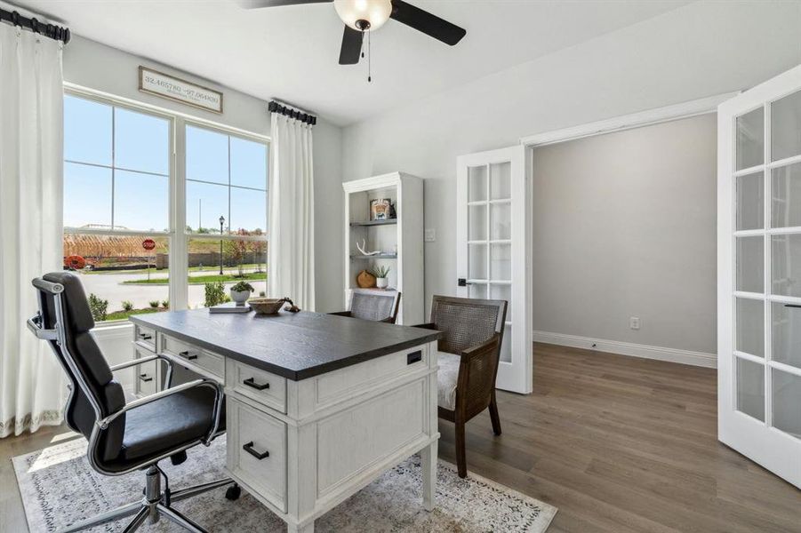 Furnished interior view inside a new home in Westside Preserve, Midlothian (Image 16).