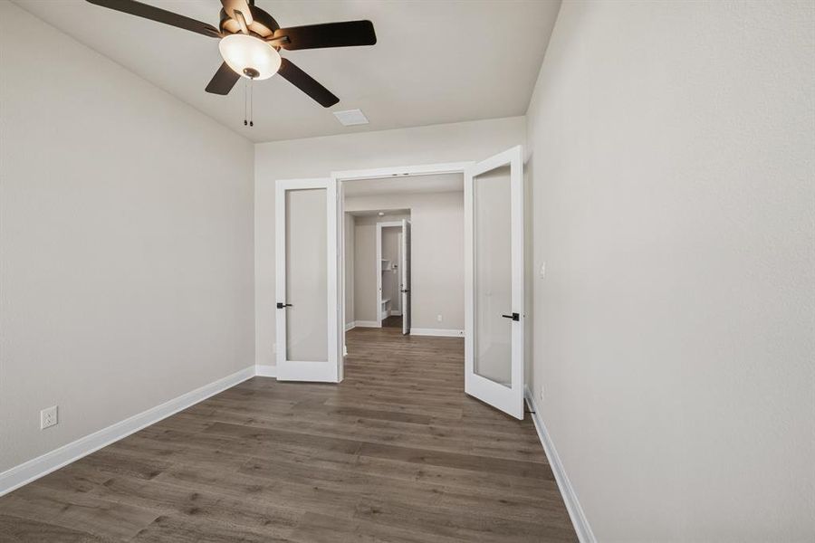 Spacious, unfurnished interior of a new home in Pecan Square - Estates, Northlake (Image 28). Spacious, unfurnished interior of a new home in Pecan Square - Estates, Northlake (Image 28).