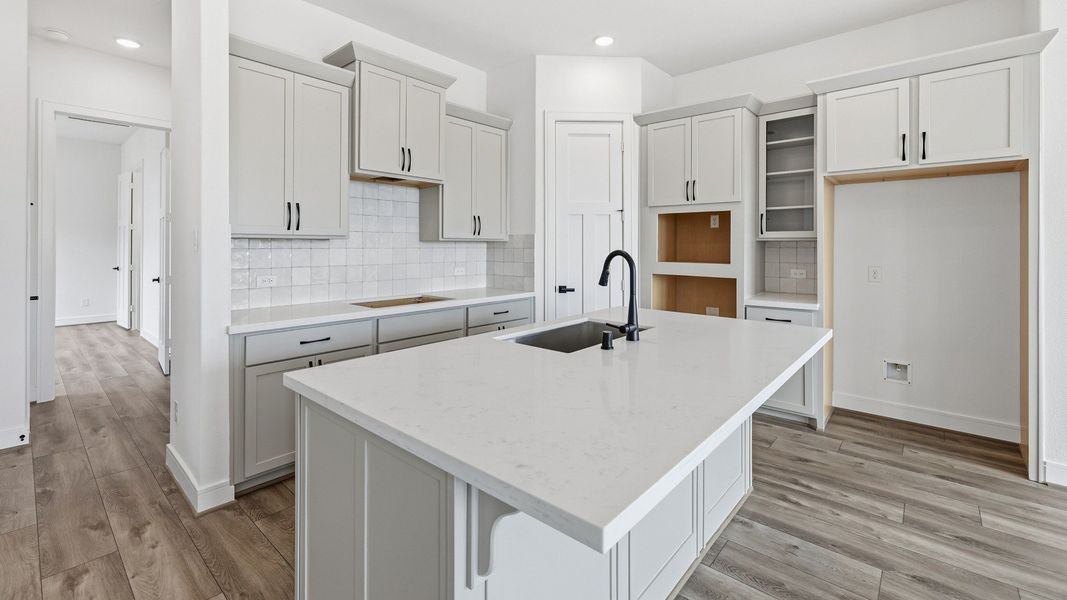 Representative furnished interior of a home built from the Solara by Brightland Homes in Bridgeland Central, Cypress (Image 7).