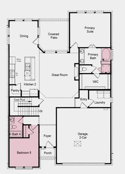 Additional Highlights Include: Downstairs bedroom in place of study, full bathroom in place of powder room, media room in place of game room, slide-in tub at primary bath, quartz countertops, custom cabinet upgrades, and brushed nickel fixtures. Additional Highlights Include: Downstairs bedroom in place of study, full bathroom in place of powder room, media room in place of game room, slide-in tub at primary bath, quartz countertops, custom cabinet upgrades, and brushed nickel fixtures.