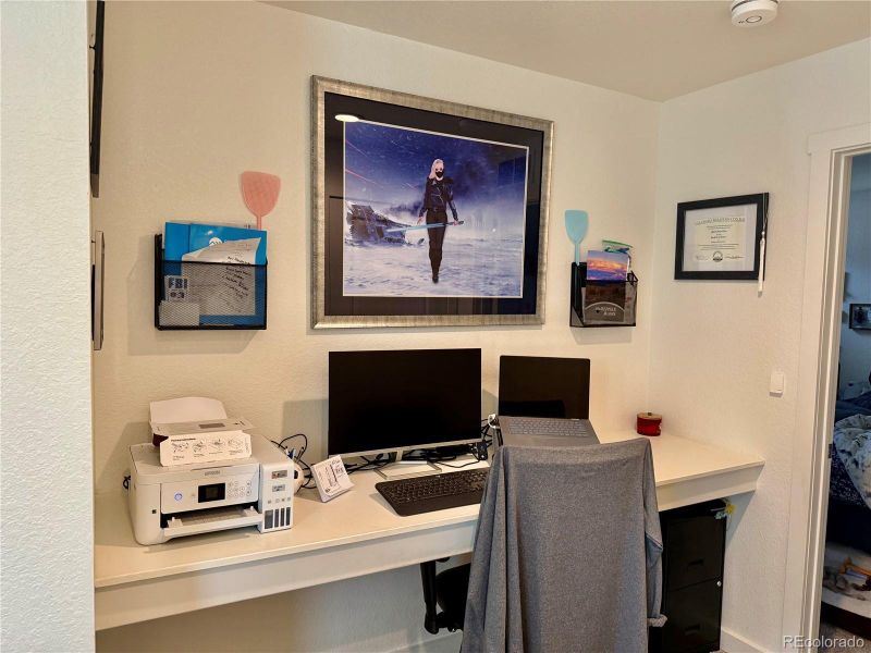 Work station upstairs