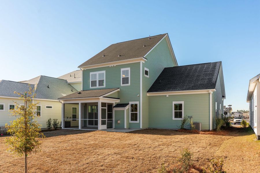 Exterior details and patio area of a home in Nexton, Summerville (Image 20).