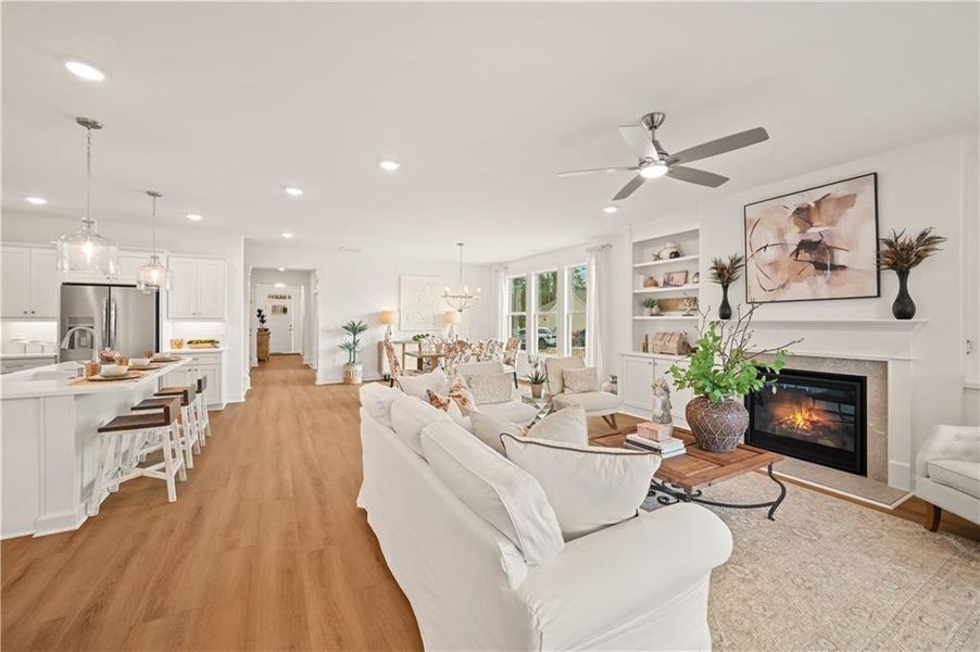 Furnished interior view inside a new home in Echols Farm, Hiram (Image 11).