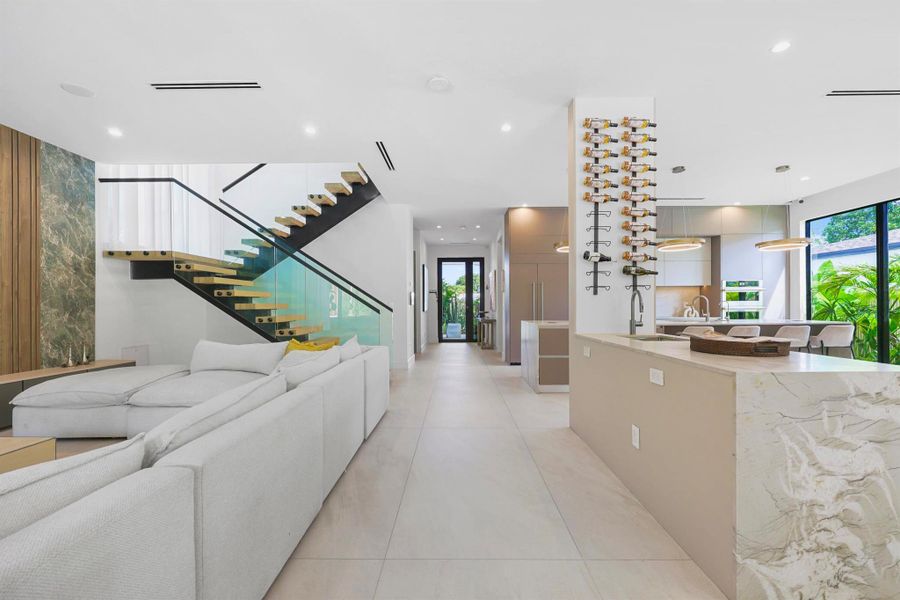 Furnished interior view inside a new home in , Fort Lauderdale (Image 60).