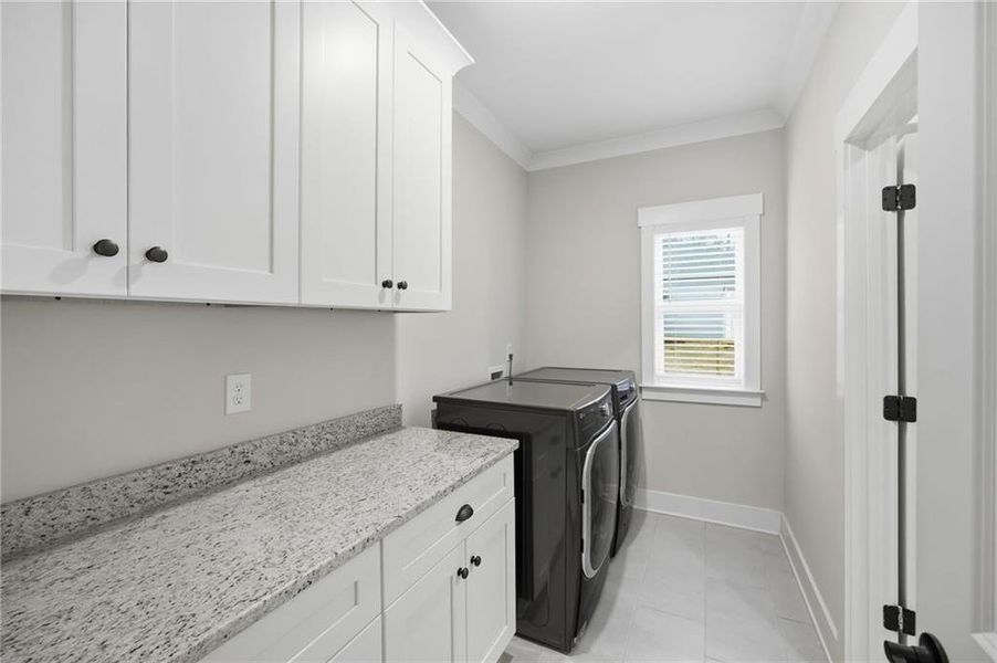 Furnished interior view inside a new home in , Dallas (Image 15).