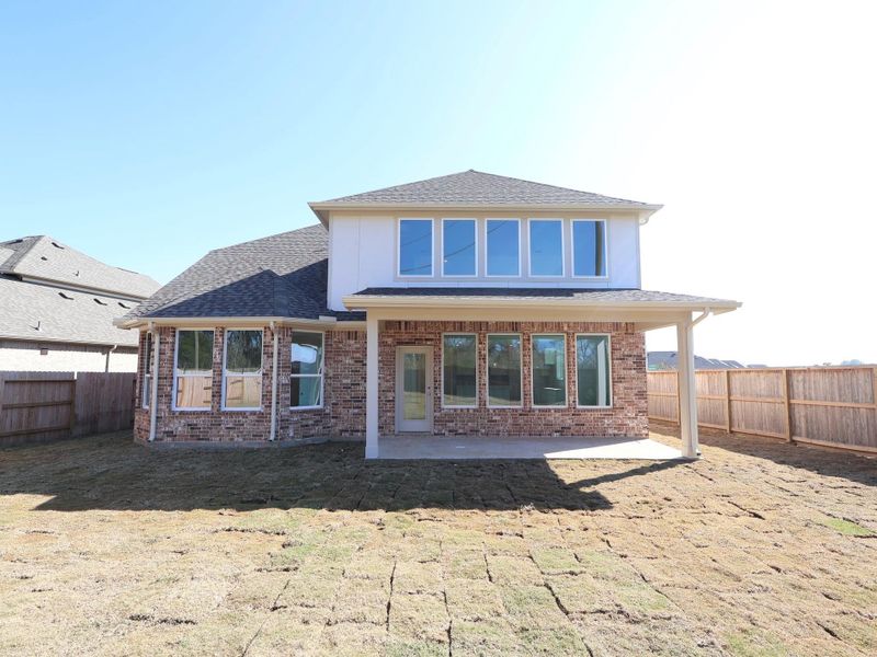 Exterior details and patio area of a home in Sorella, Tomball (Image 3). Exterior details and patio area of a home in Sorella, Tomball (Image 3).