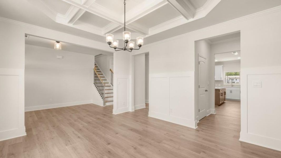 Spacious, unfurnished interior of a new home in Hamptons at Riverwood East, Dallas (Image 14).