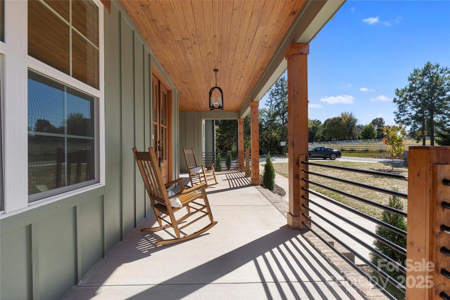 Exterior details and patio area of a home in , Kannapolis (Image 21).
