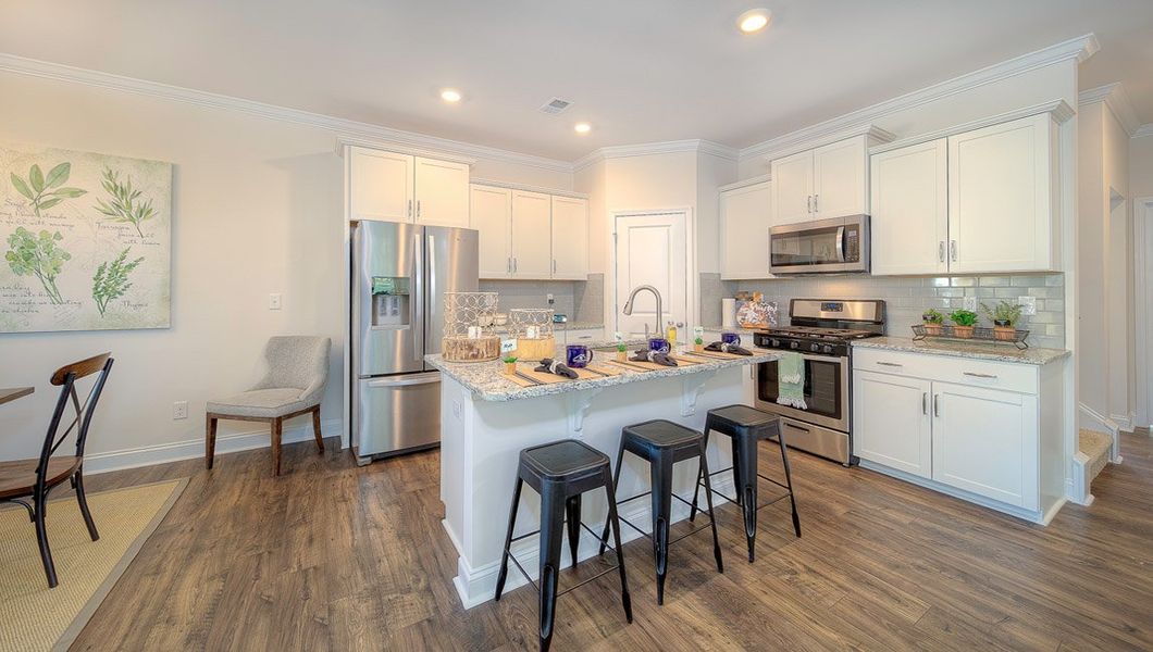 Furnished interior view inside a new home in The Townes at Stonecrest, Hendersonville (Image 6).