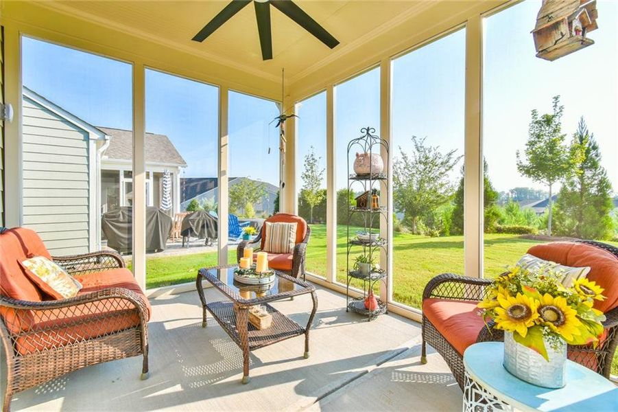 Furnished interior view inside a new home in , Hoschton (Image 30).