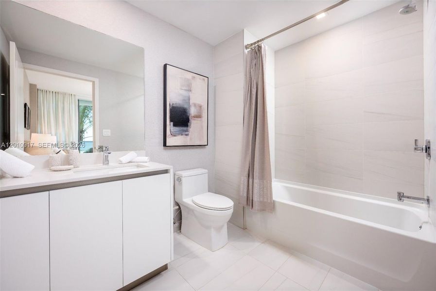 Furnished interior view inside a new home in Casamar, Pompano Beach (Image 32).