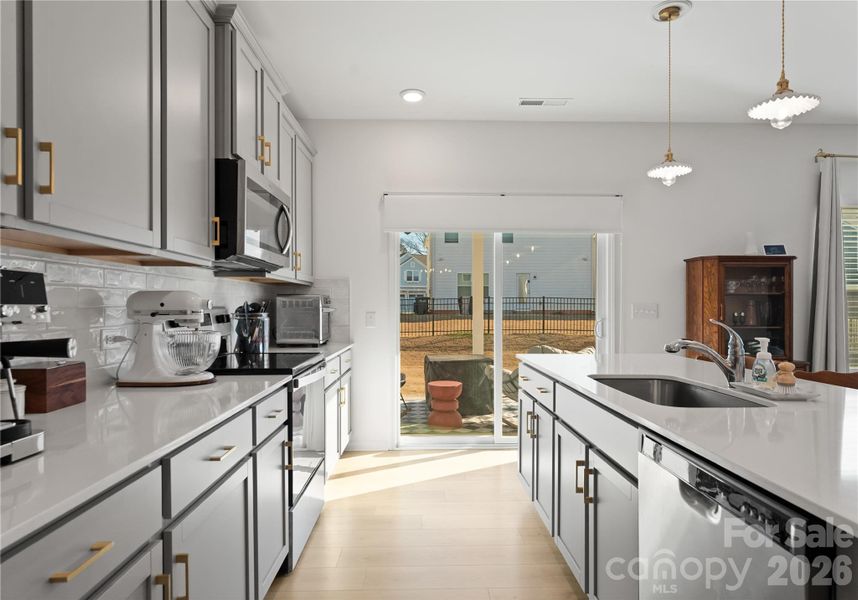 Furnished interior view inside a new home in Scotch Meadows, Monroe (Image 13).