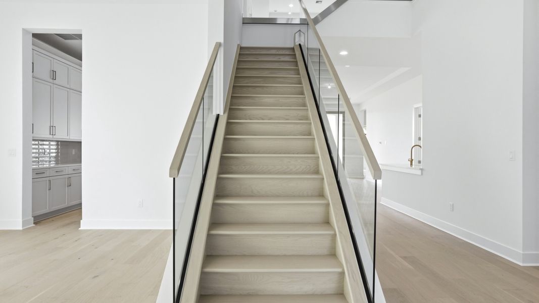 Stairs to Second Floor