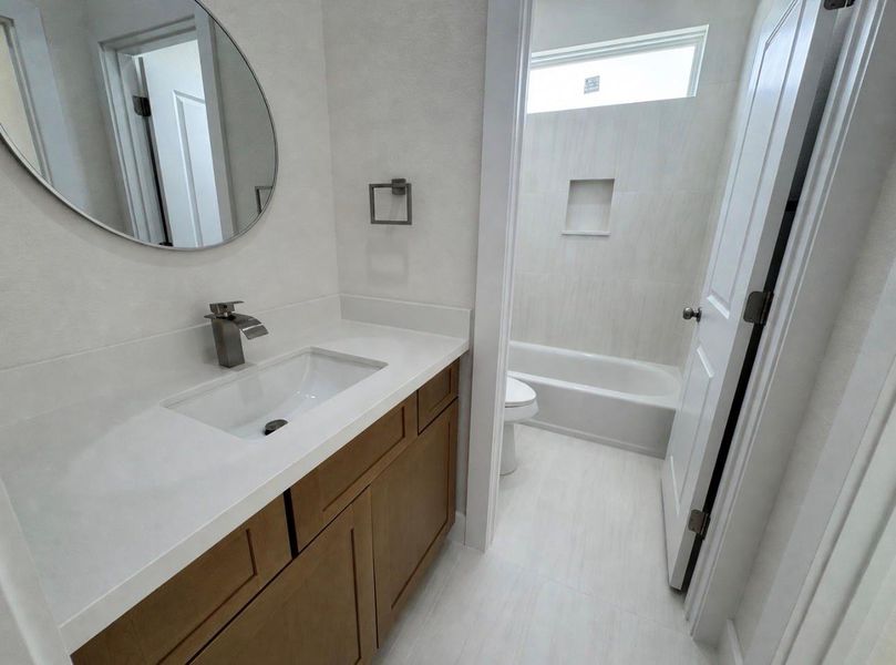 Furnished interior view inside a new home in , Houston (Image 9).