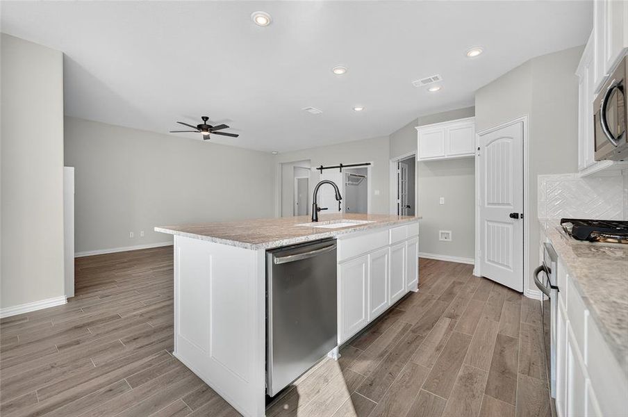 Furnished interior view inside a new home in Northstar, Haslet (Image 13). Furnished interior view inside a new home in Northstar, Haslet (Image 13).