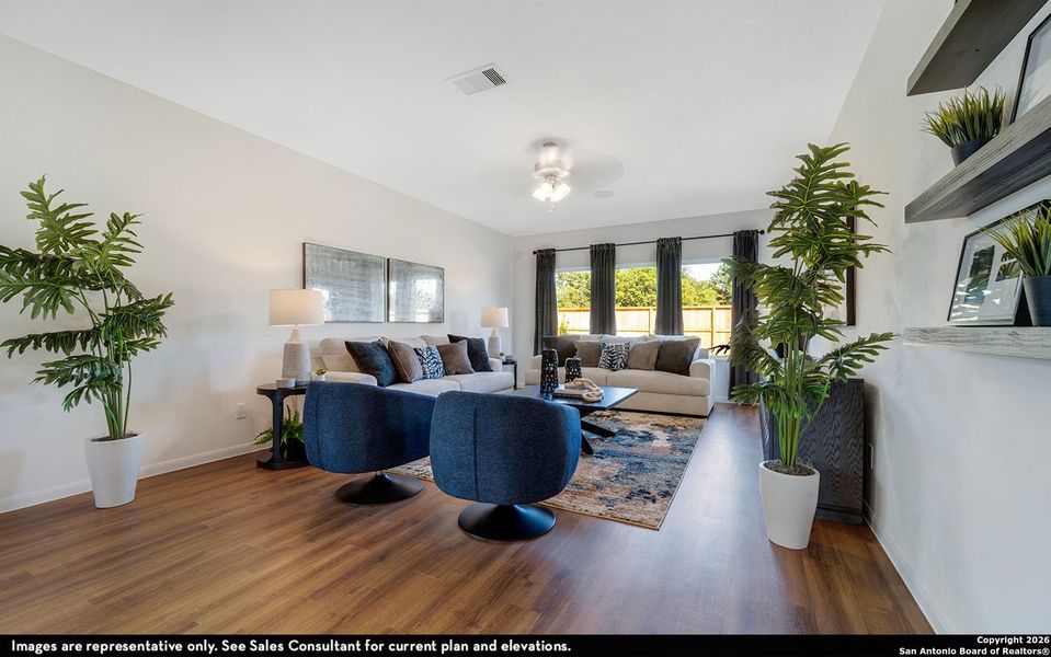 Furnished interior view inside a new home in Garden Grove, San Antonio (Image 14).