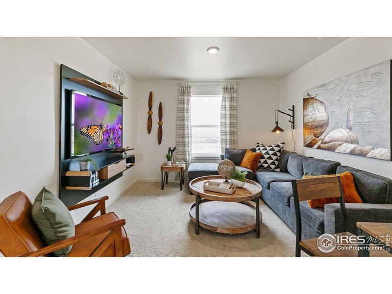 Furnished interior view inside a new home in Westgate, Greeley (Image 19). Furnished interior view inside a new home in Westgate, Greeley (Image 19).