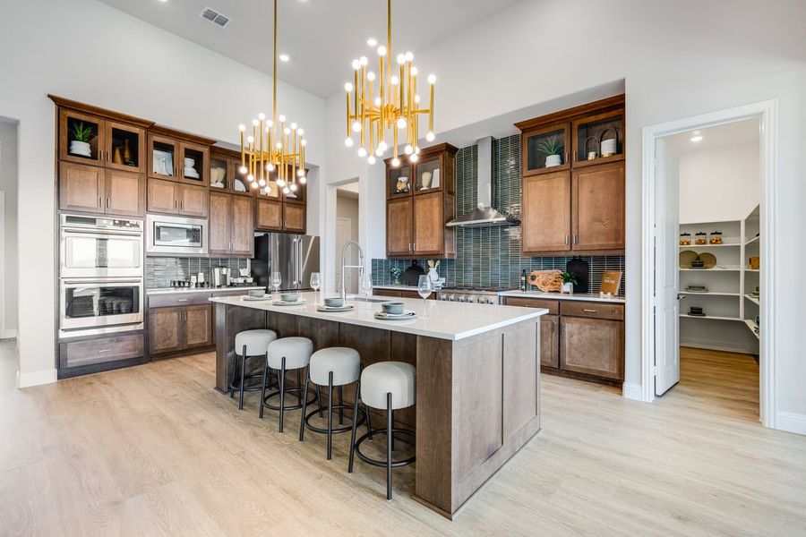Representative furnished interior of a home built from the Courtney by Taylor Morrison in The Ranch at Uptown Celina, Celina (Image 6).