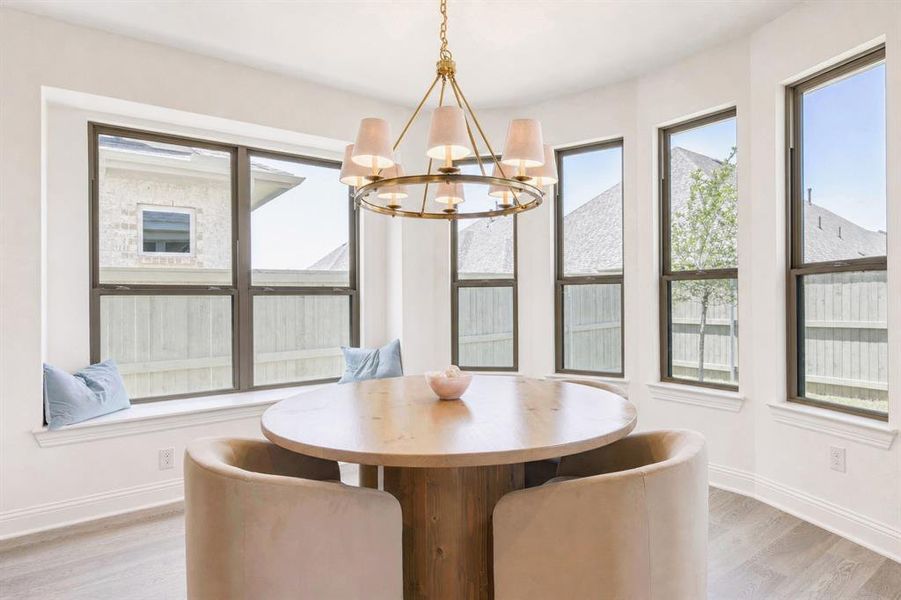 Furnished interior view inside a new home in Pecan Square, Northlake (Image 11).