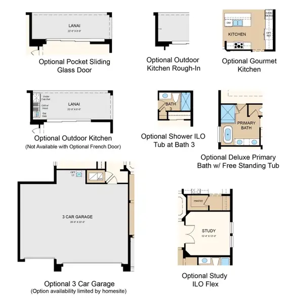 2D floor plan layout of this home in Windward Preserve, Cocoa, FL (Image 3).