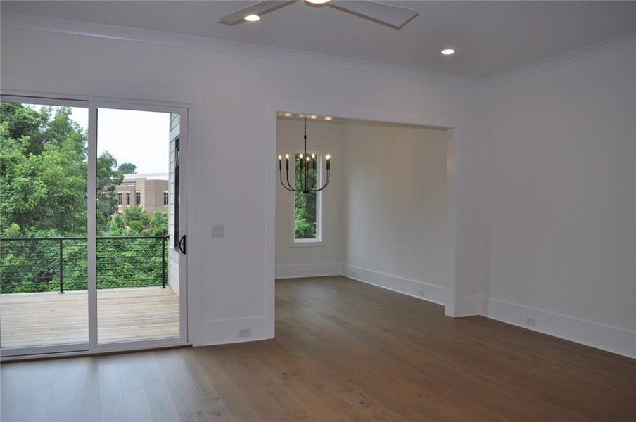 Spacious, unfurnished interior of a new home in , Marietta (Image 20).