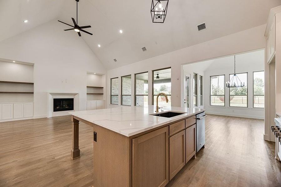 Furnished interior view inside a new home in King's Crossing - Phase 3, Parker (Image 8).
