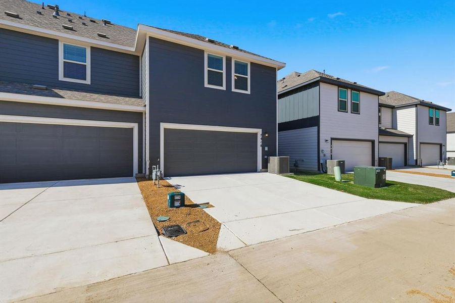 Exterior details and patio area of a home in , Fort Worth (Image 4). Exterior details and patio area of a home in , Fort Worth (Image 4).