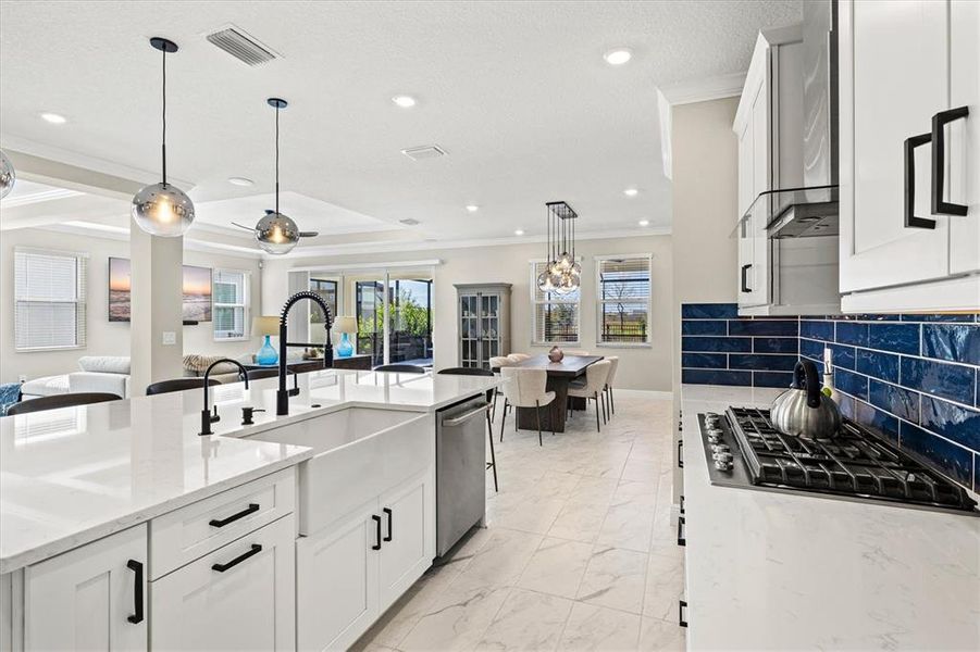 Furnished interior view inside a new home in , Bradenton (Image 36).