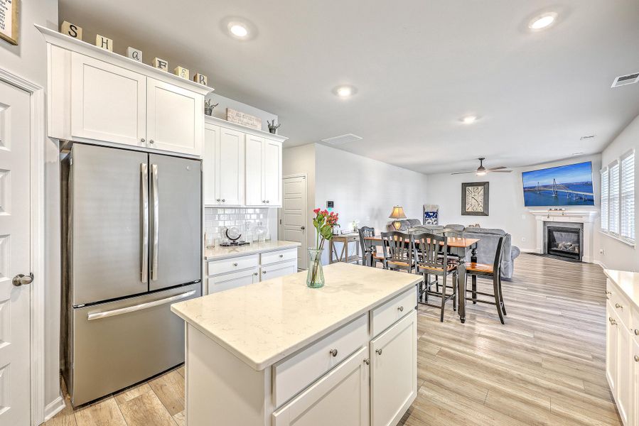 Furnished interior view inside a new home in Limehouse Village: Arbor Series, Summerville (Image 4). Furnished interior view inside a new home in Limehouse Village: Arbor Series, Summerville (Image 4).