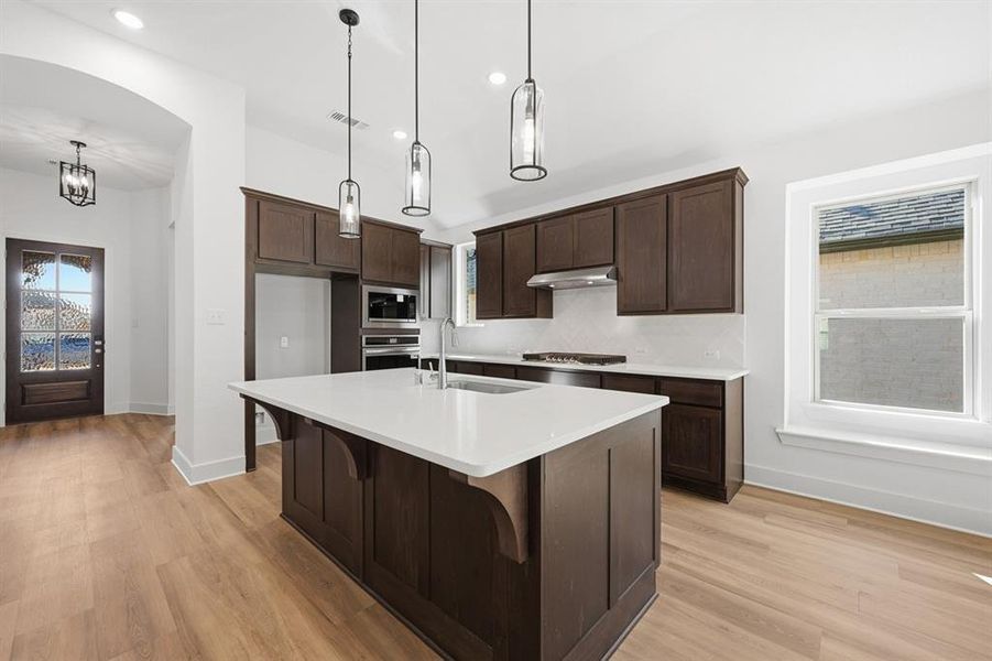Furnished interior view inside a new home in Gateway Village - The Reserve, Denison (Image 5).
