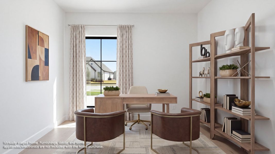 Furnished interior view inside a new home in Terraces, Rockwall (Image 9).