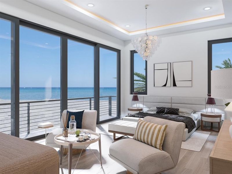 Furnished interior view inside a new home in , Belleair Beach (Image 6).