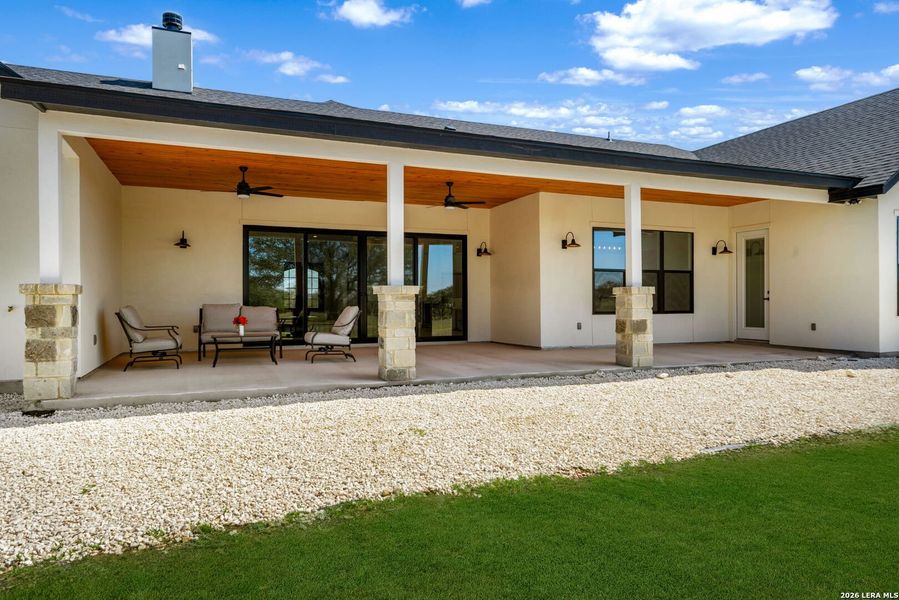 Exterior details and patio area of a home in , Bandera (Image 27). Exterior details and patio area of a home in , Bandera (Image 27).