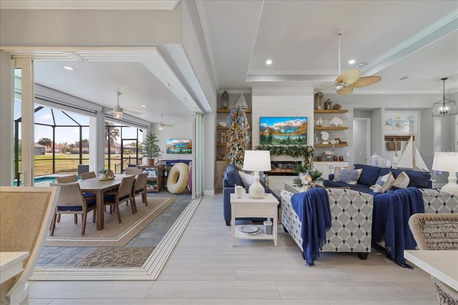 Furnished interior view inside a new home in , Rotonda West (Image 42).