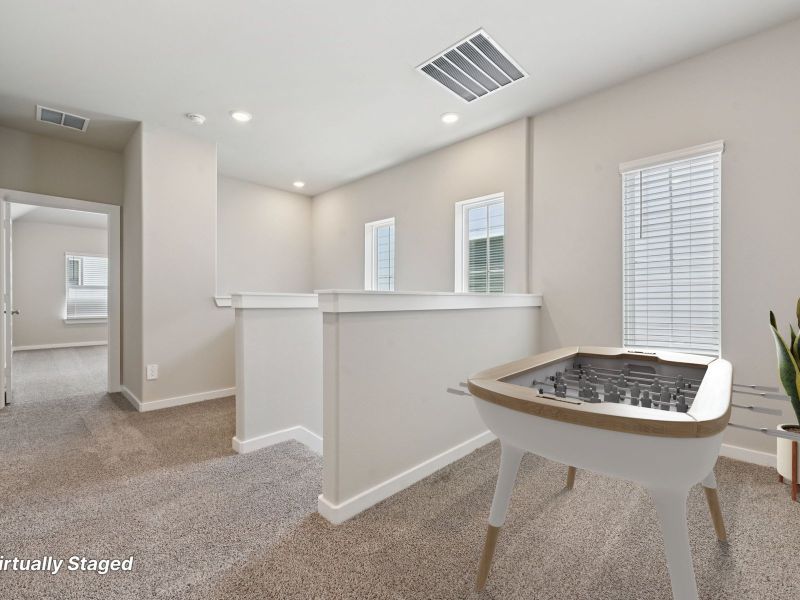 Furnished interior view inside a new home in Pinewood Trails - City Series, Atascocita (Image 13).