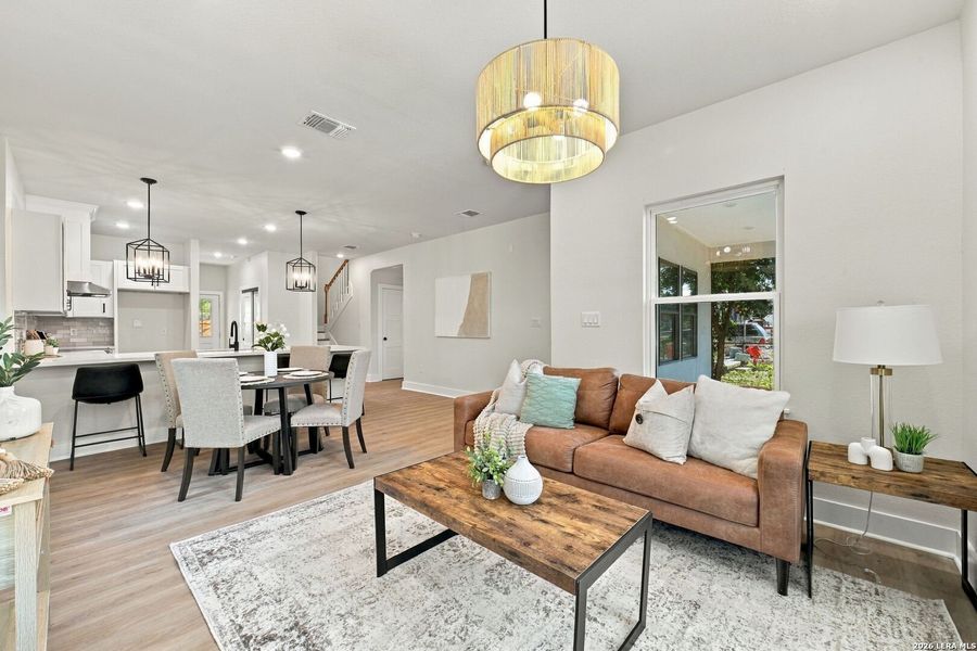 Furnished interior view inside a new home in , San Antonio (Image 18).